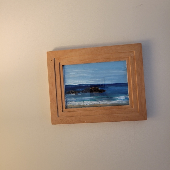 Oil painting (size 5x7) in a wood frame - Picture 10 of 10